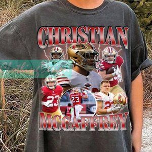 Vintage Christian Mccaffrey Unisex 90s Shirt, Mccaffrey Football Comfort Colors